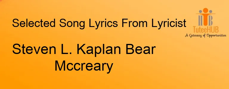 Steven L. Kaplan Bear Mccreary