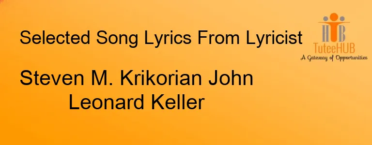 Steven M. Krikorian John Leonard Keller