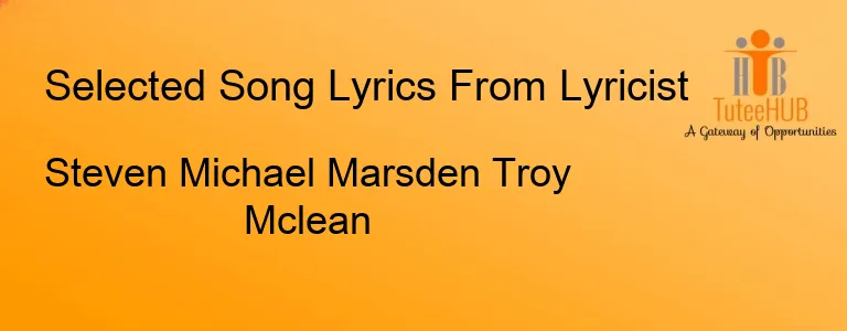 Steven Michael Marsden Troy Mclean
