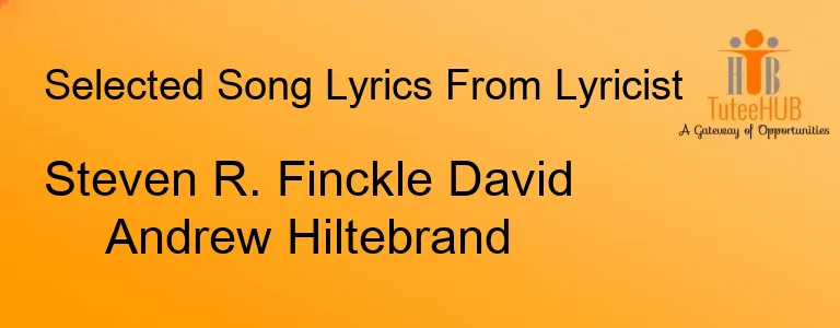 Steven R. Finckle David Andrew Hiltebrand