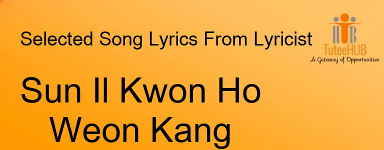 Sun Il Kwon Ho Weon Kang