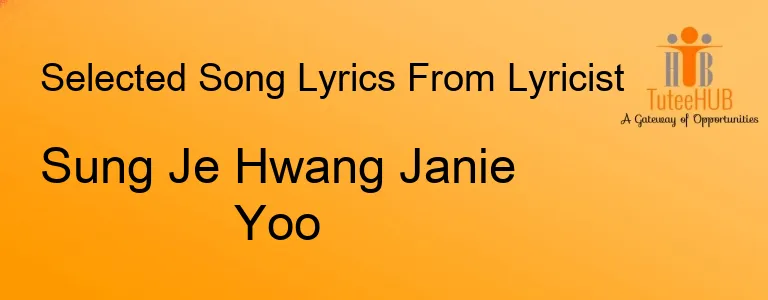 Sung Je Hwang Janie Yoo