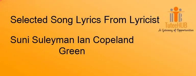 Suni Suleyman Ian Copeland Green