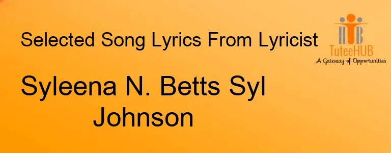 Syleena N. Betts Syl Johnson