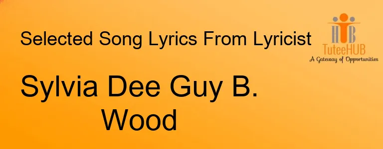 Sylvia Dee Guy B. Wood