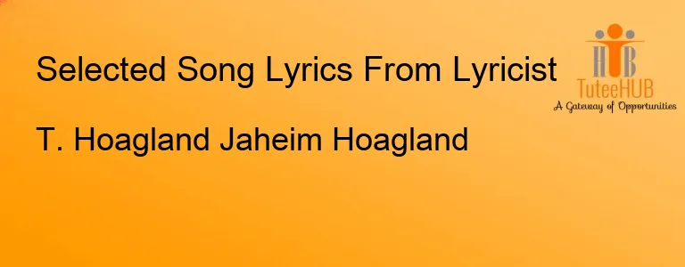T. Hoagland Jaheim Hoagland