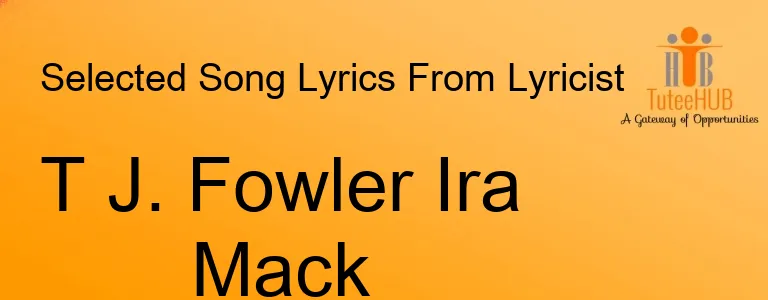 T J. Fowler Ira Mack