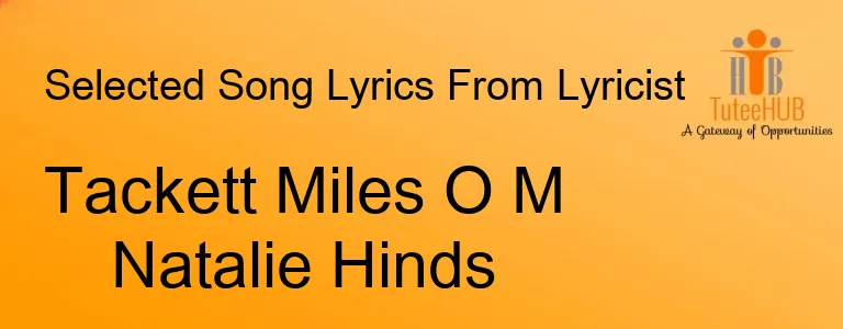 Tackett Miles O M Natalie Hinds