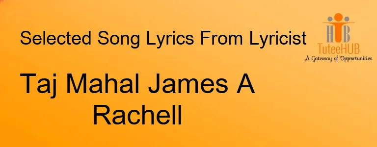 Taj Mahal James A Rachell