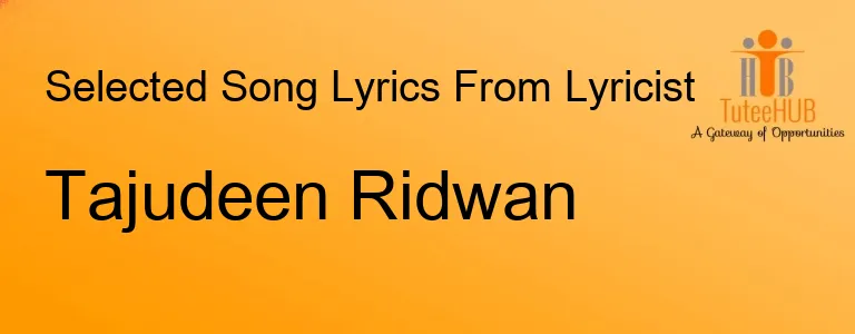 Tajudeen Ridwan