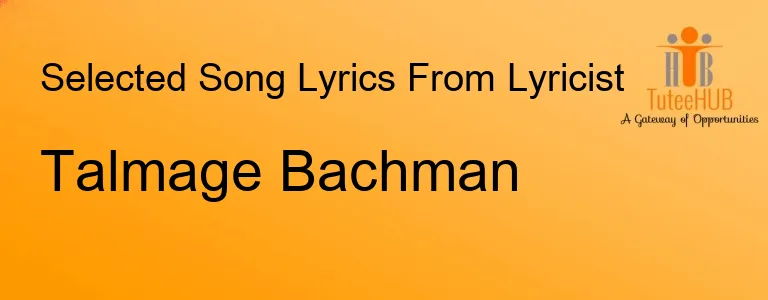 Talmage Bachman