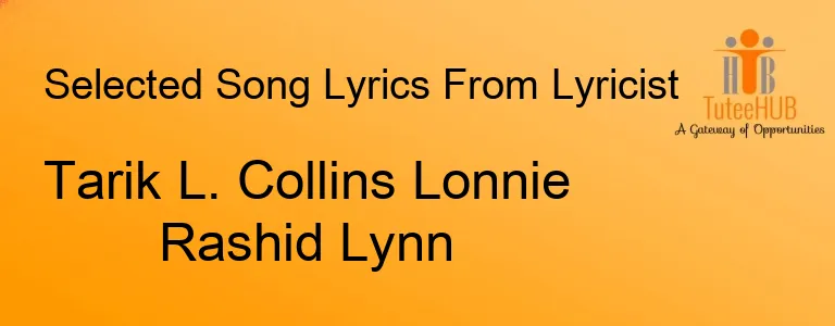 Tarik L. Collins Lonnie Rashid Lynn