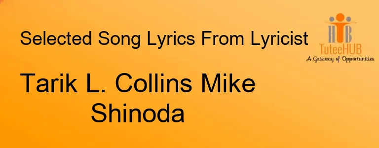 Tarik L. Collins Mike Shinoda