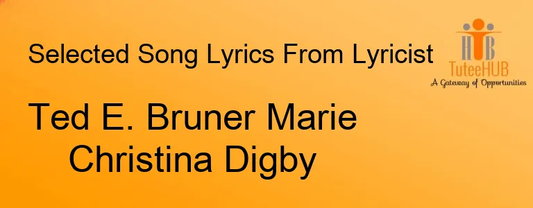 Ted E. Bruner Marie Christina Digby