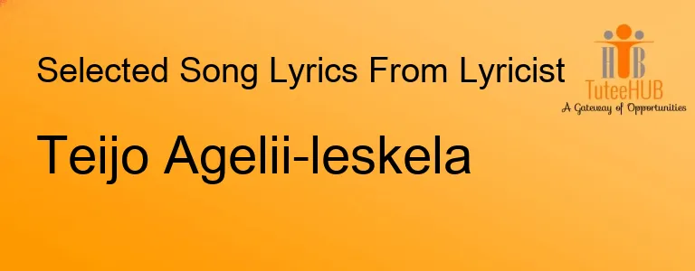 Teijo Agelii-leskela