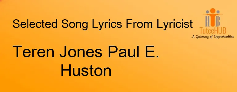 Teren Jones Paul E. Huston