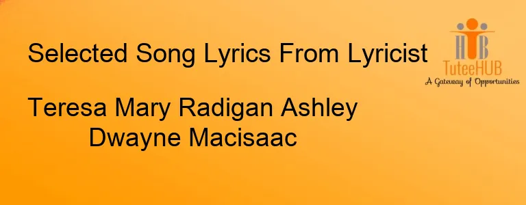 Teresa Mary Radigan Ashley Dwayne Macisaac