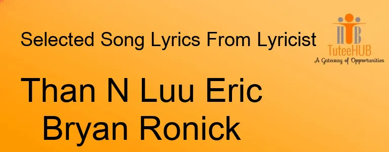 Than N Luu Eric Bryan Ronick