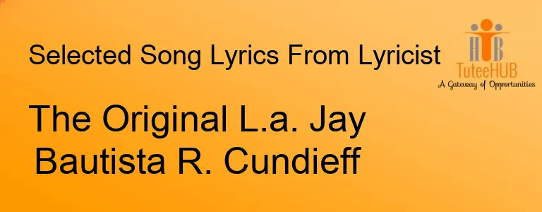 The Original L.a. Jay Bautista R. Cundieff