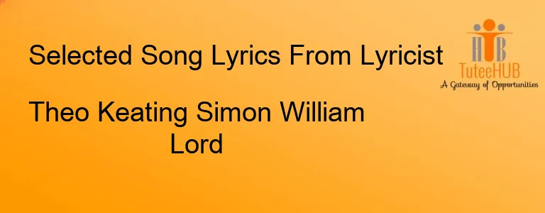 Theo Keating Simon William Lord