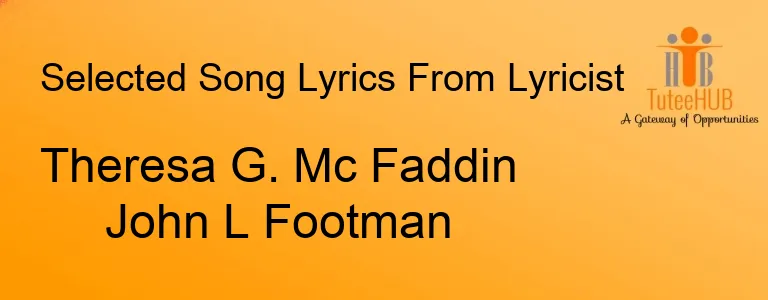 Theresa G. Mc Faddin John L Footman