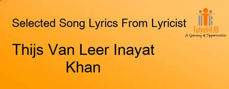 Thijs Van Leer Inayat Khan