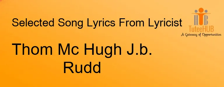 Thom Mc Hugh J.b. Rudd