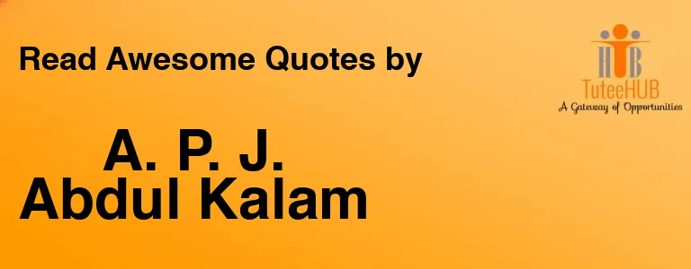 A. P. J. Abdul Kalam