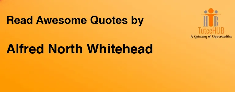Alfred North Whitehead