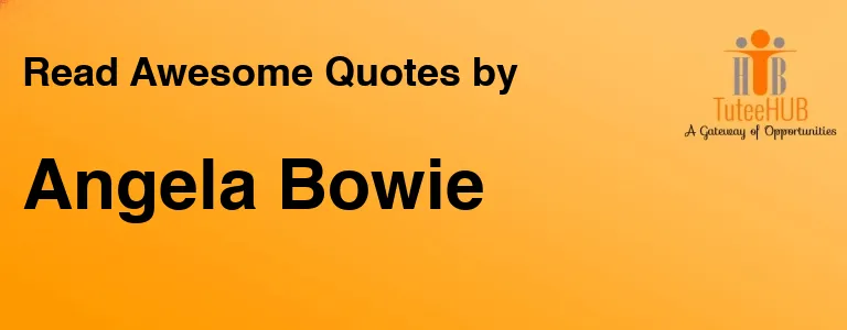 Angela Bowie