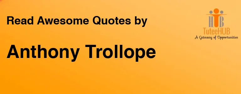 Anthony Trollope