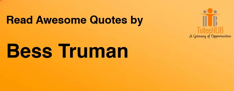 Bess Truman