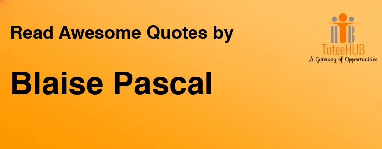 Blaise Pascal