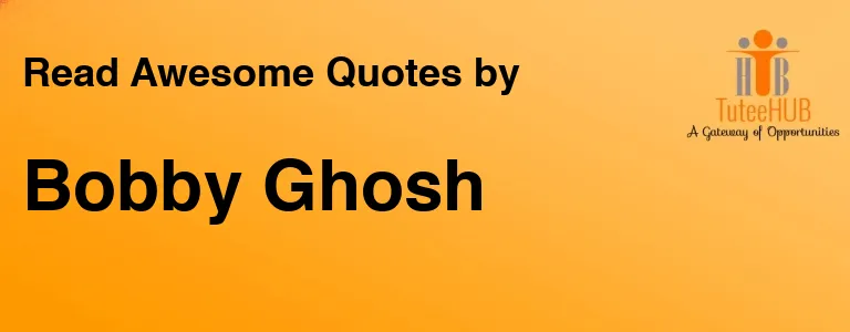 Bobby Ghosh