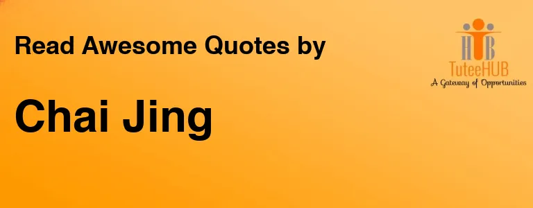 Chai Jing