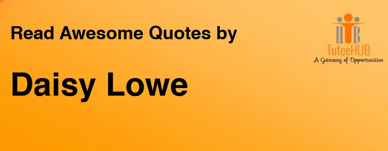 Daisy Lowe