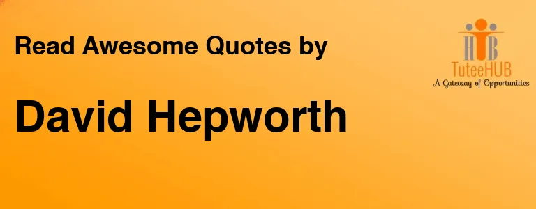 David Hepworth