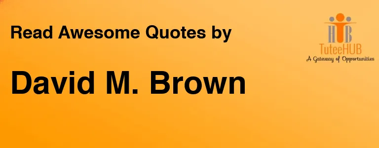 David M. Brown