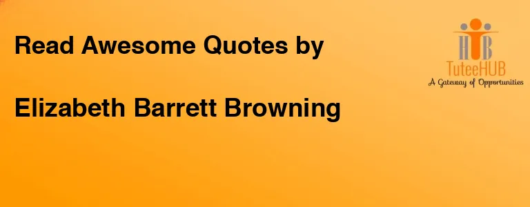Elizabeth Barrett Browning