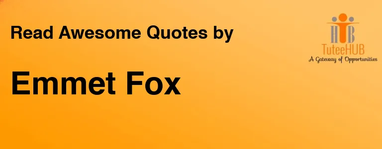 Emmet Fox