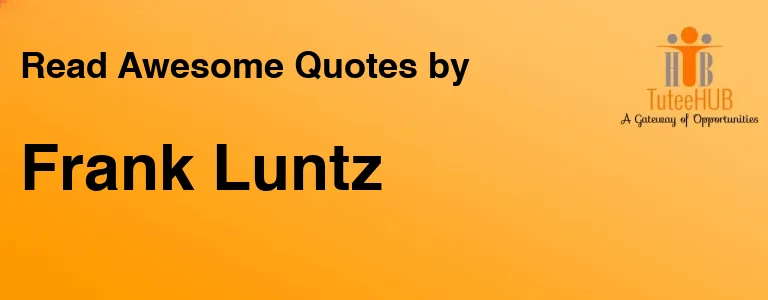 Frank Luntz