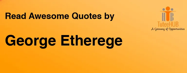 George Etherege