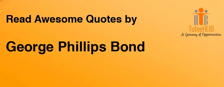 George Phillips Bond