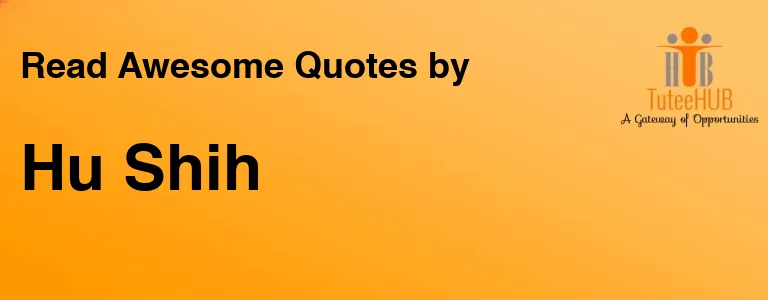 Hu Shih