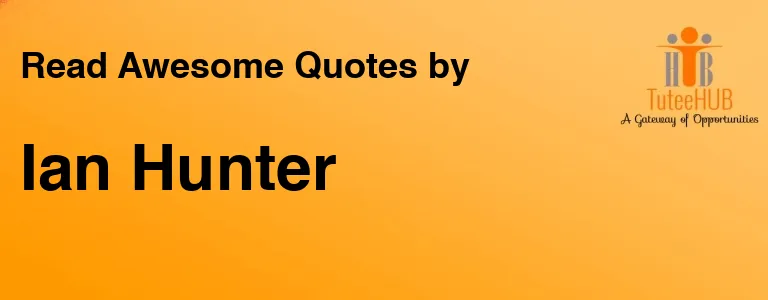 Ian Hunter
