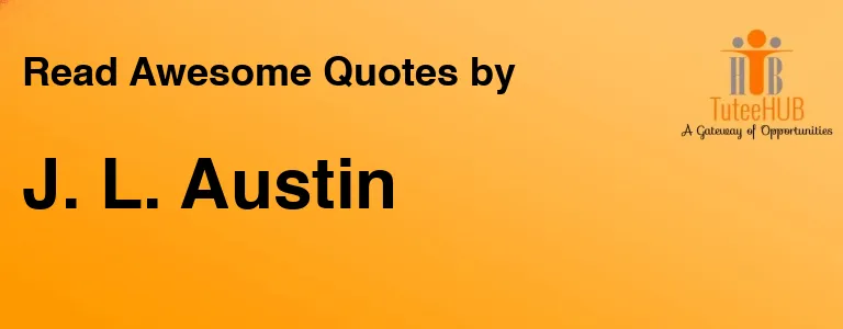 J. L. Austin