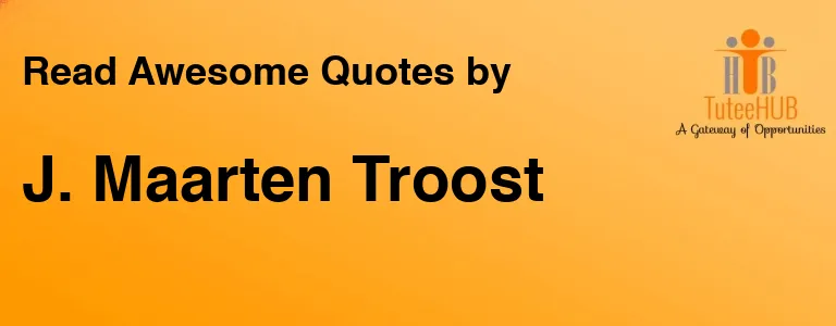 J. Maarten Troost