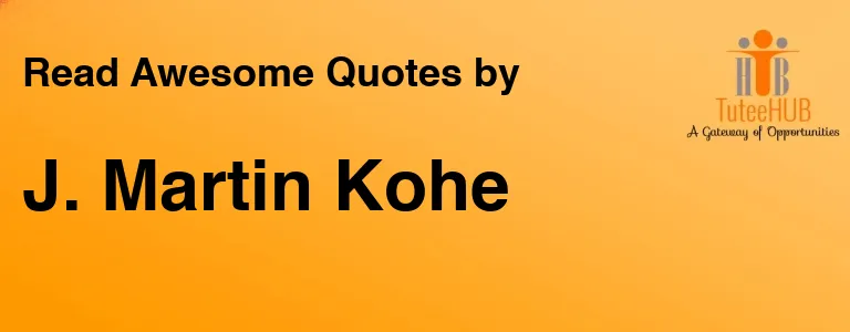 J. Martin Kohe