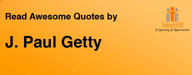 J. Paul Getty