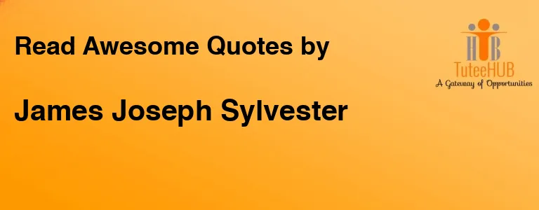 James Joseph Sylvester